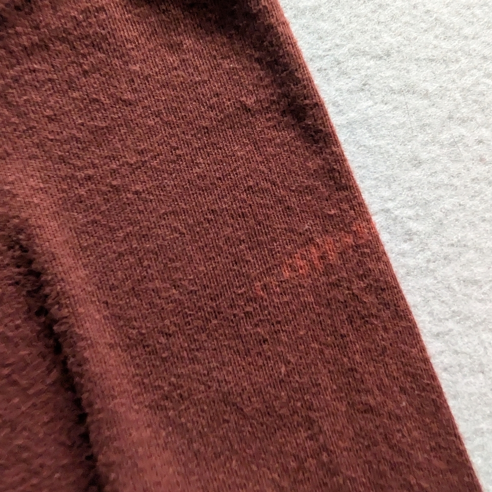 Nike Women's Swoosh Logo Bronze Brown Long Sleeve Tee Cotton Sz XS Athleisure image 5